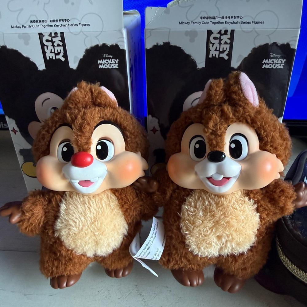 POPMART Chip and Dale Brown Plush Set